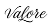 Black cursive script text reading 'Valore' on a plain white background.